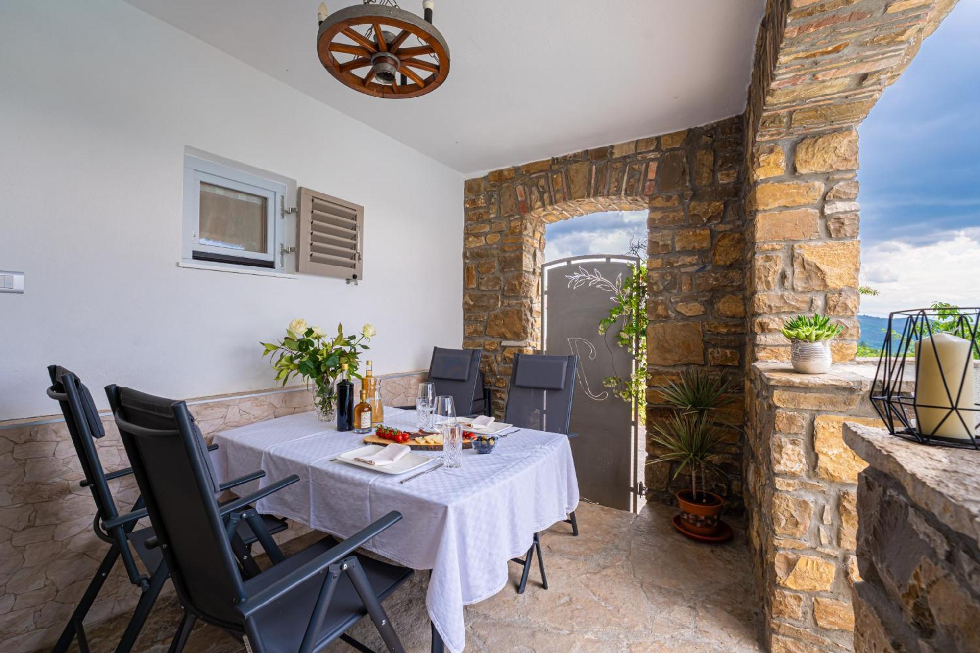 Holiday Home Belveder Motovun With Heated Pool Livade Extérieur photo