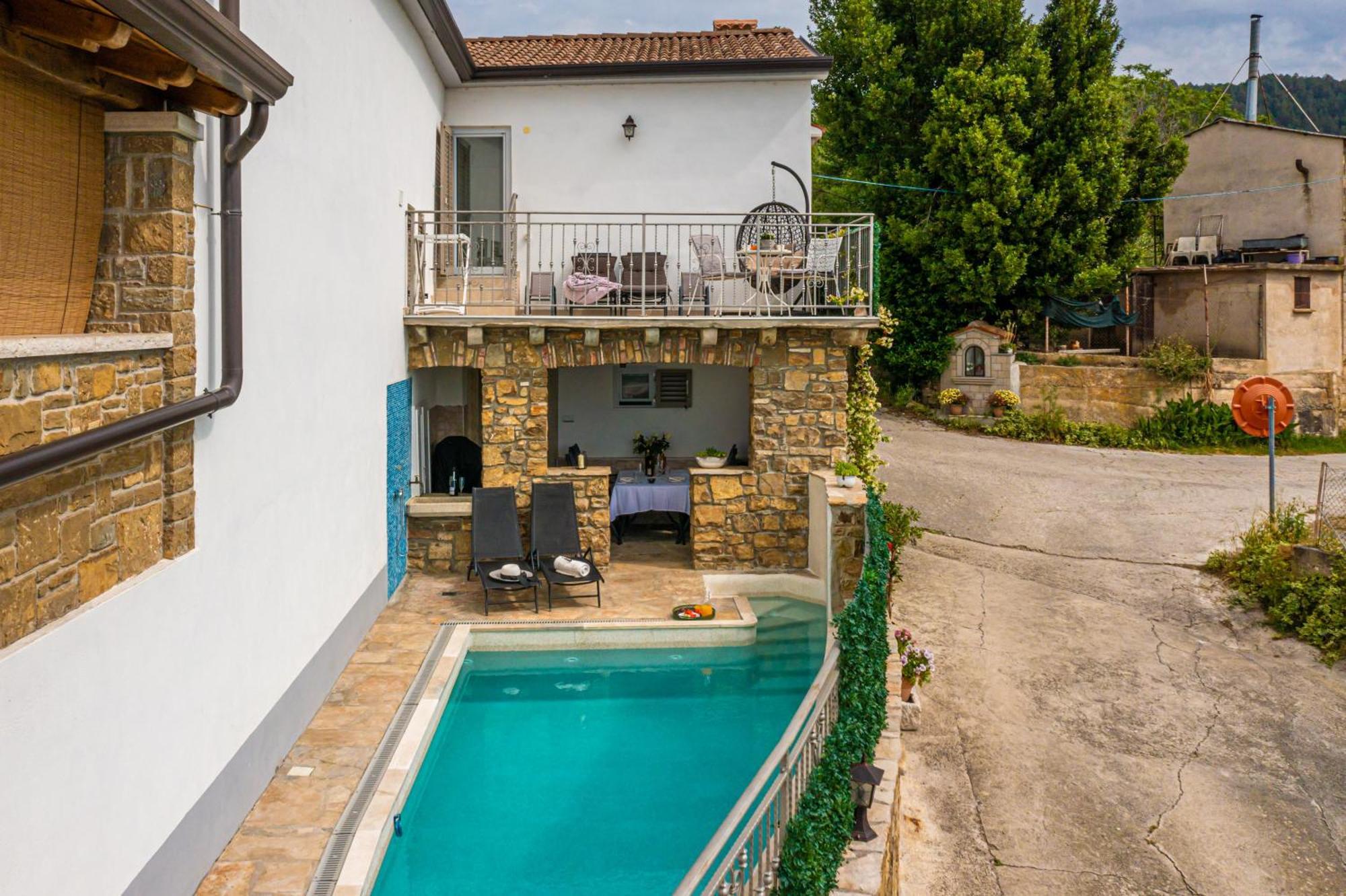 Holiday Home Belveder Motovun With Heated Pool Livade Extérieur photo