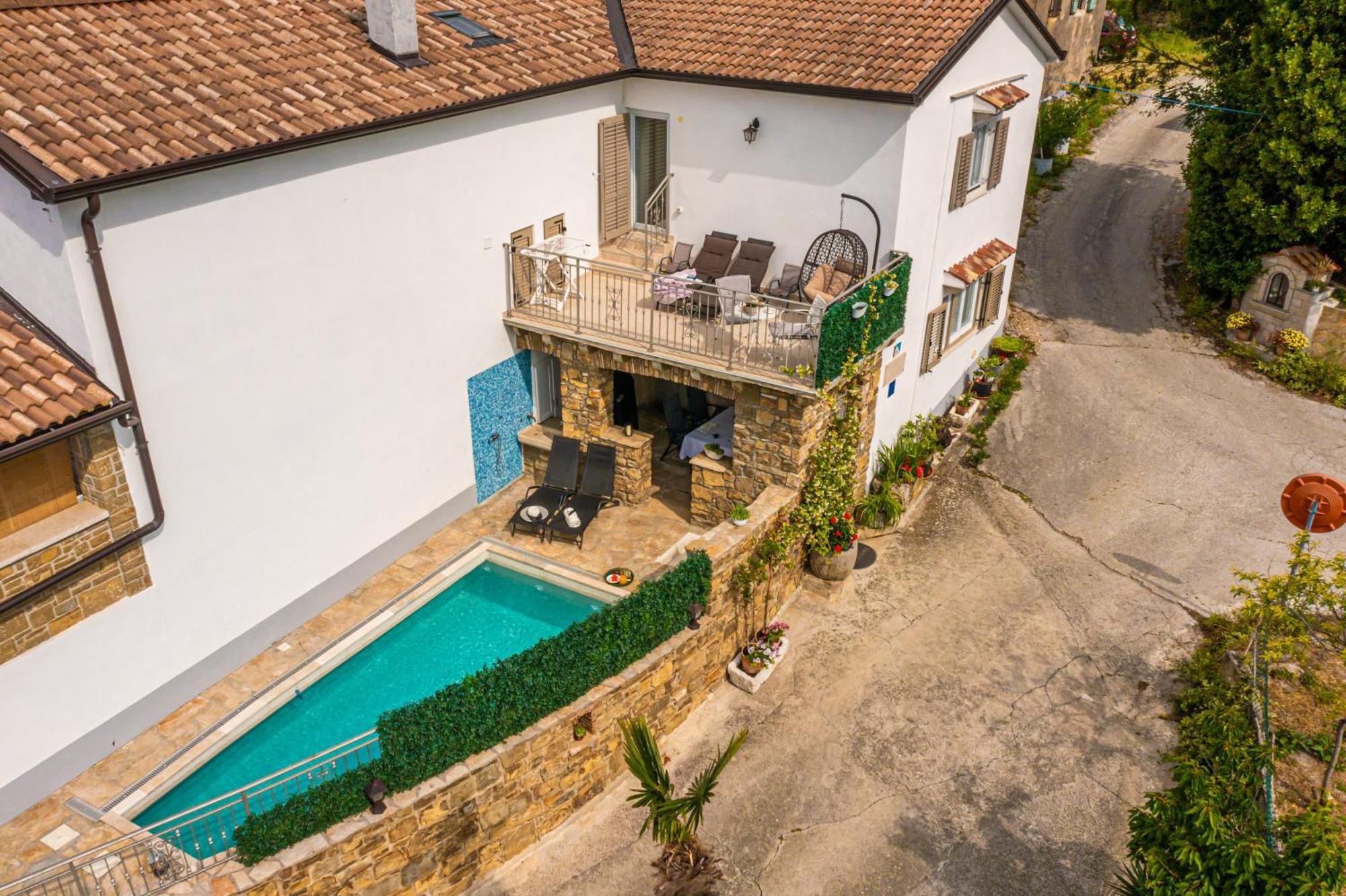 Holiday Home Belveder Motovun With Heated Pool Livade Extérieur photo